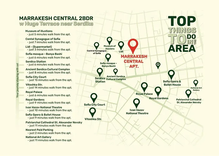 Appartement Marrakech 2bdr W Huge Terrace Near Serdika